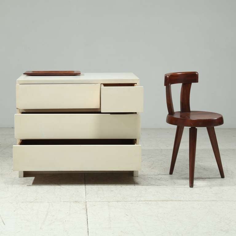 white chest of drawers