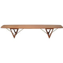 Large Kurt Ostervig Sofa Table