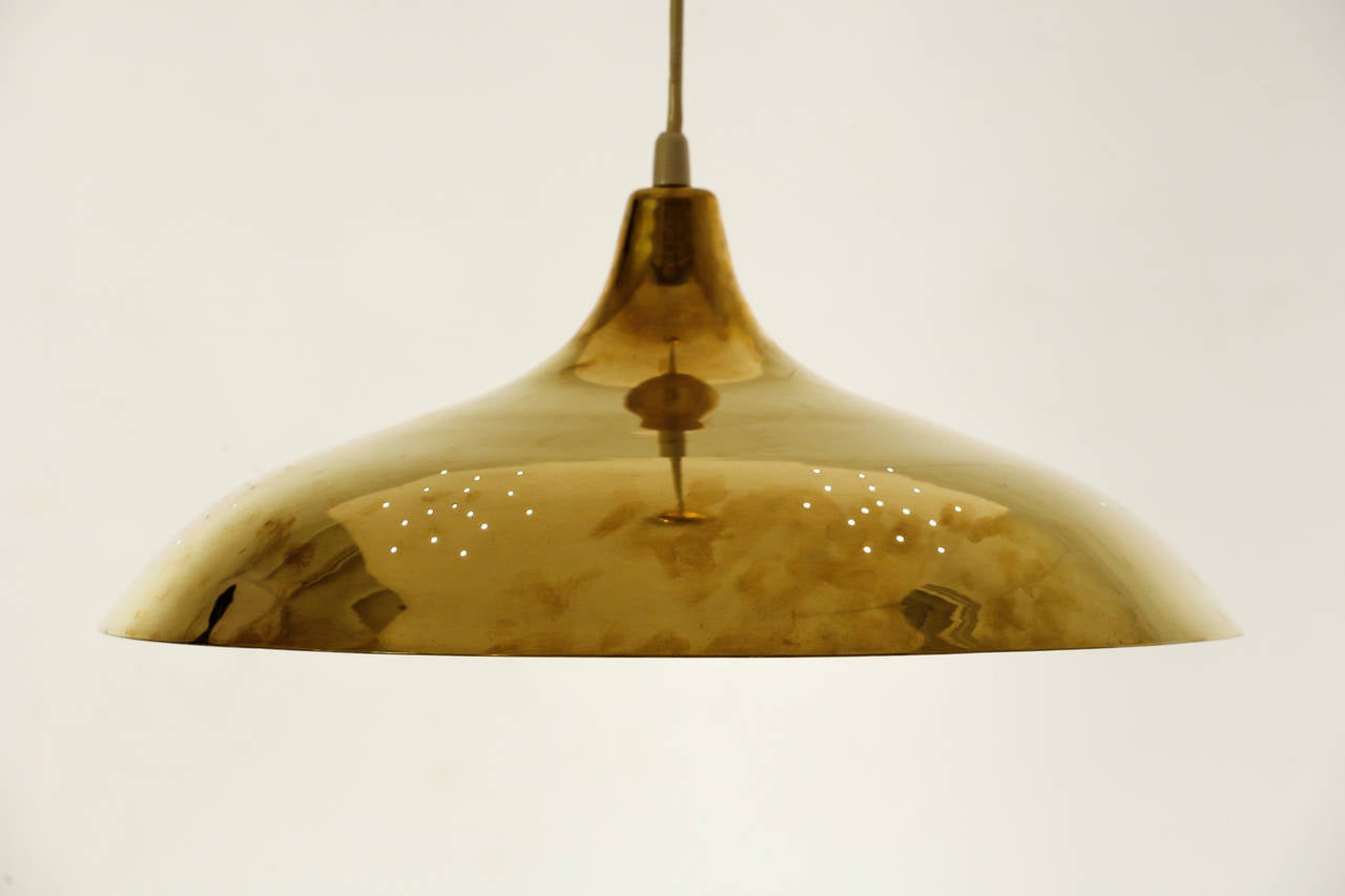 Scandinavian Modern Lisa Johansson-Pape Pendant Lamp for Orno, Finland, 1950s