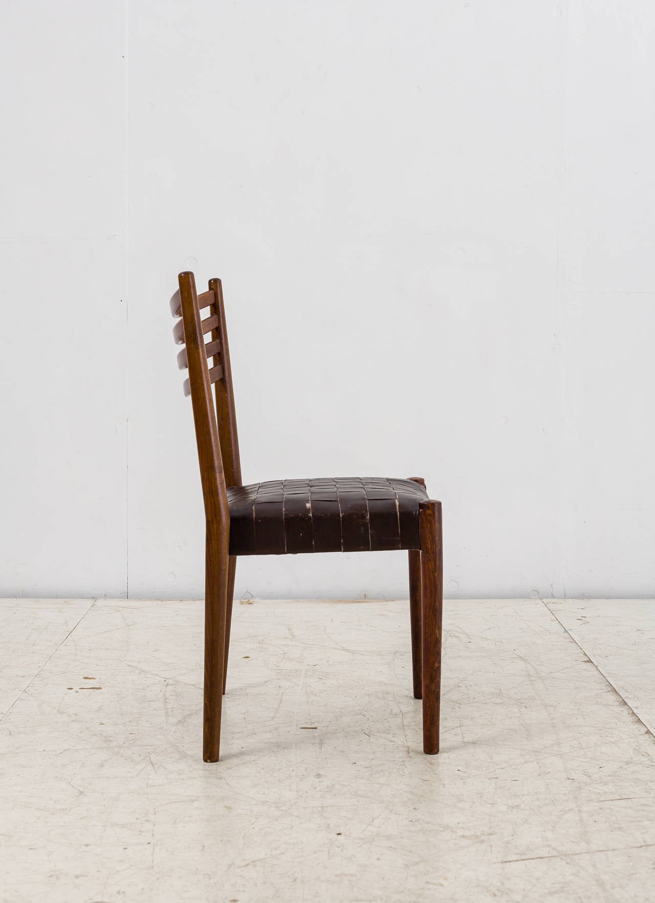Stained Palle Suenson Chair, Denmark, 1940s For Sale