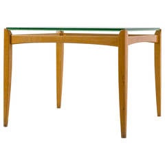 Axel Larsson Table with Glass Top, Bodafors, Sweden, 1930s 10