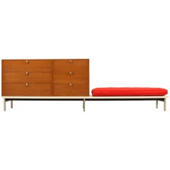 George Nelson Custommade Chest Of Drawers With Bench