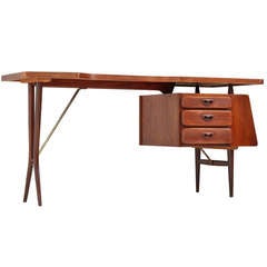 Elegant desk by Louis Van Teeffelen for Webe