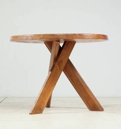 Beautiful old wood Chapo round SFAX table