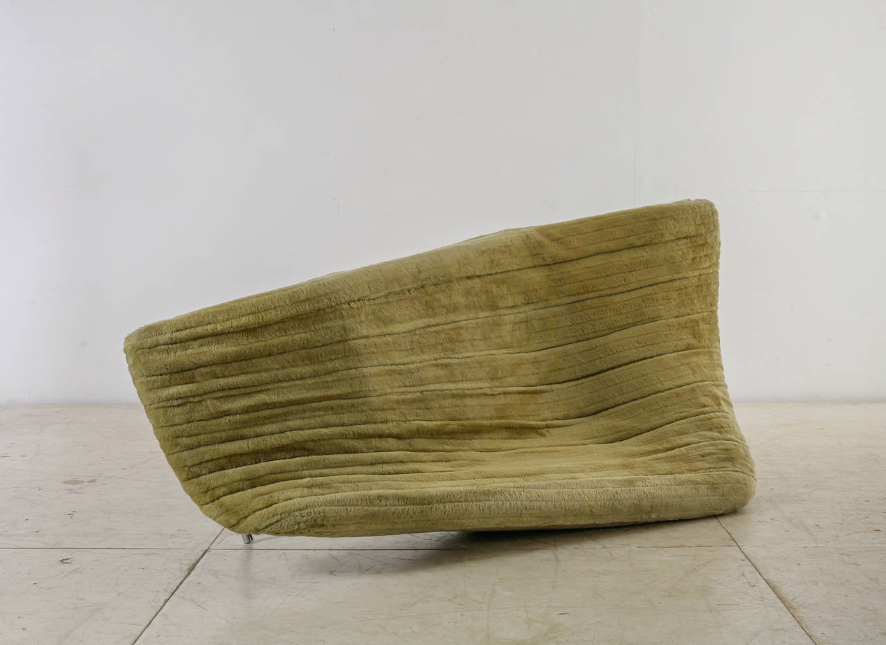 Rare Hans Hartl Sculptural Chaise Longue, Denmark, 1950s In Good Condition For Sale In Maastricht, NL