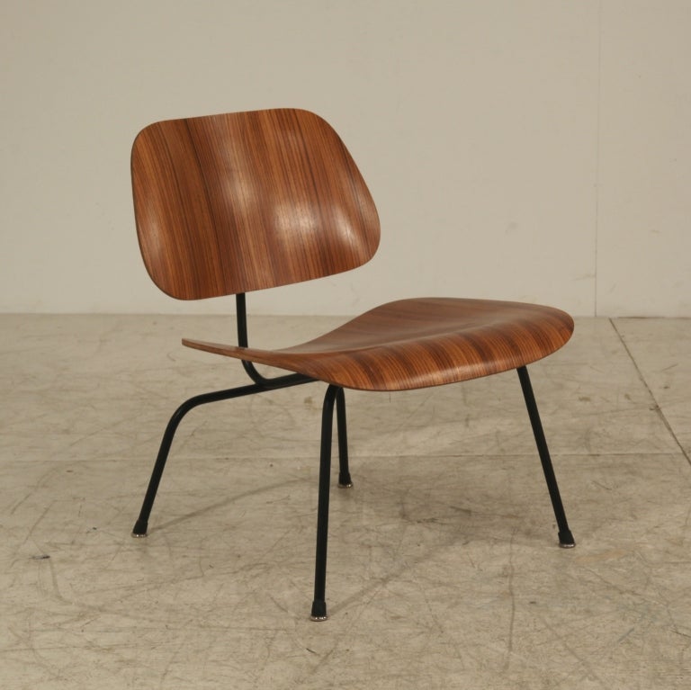 American  Rare zebra edition of the Eames LCM chair for Herman Miller For Sale
