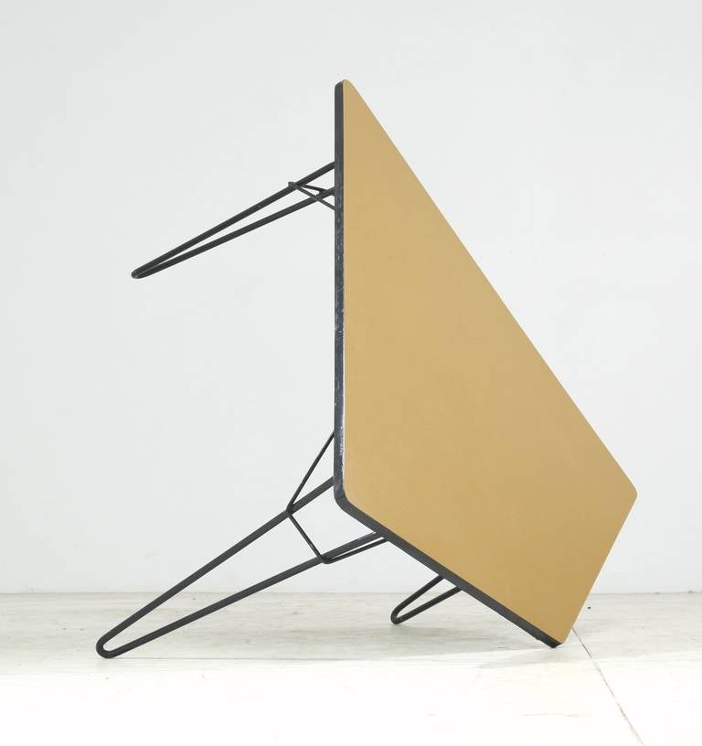 Rare F1 or Tangram Table by Willy van der Meeren for Tubax In Excellent Condition In Maastricht, NL