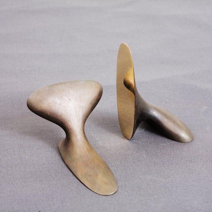 Mid-Century Modern Carl Auböck Bookends #3653 For Sale