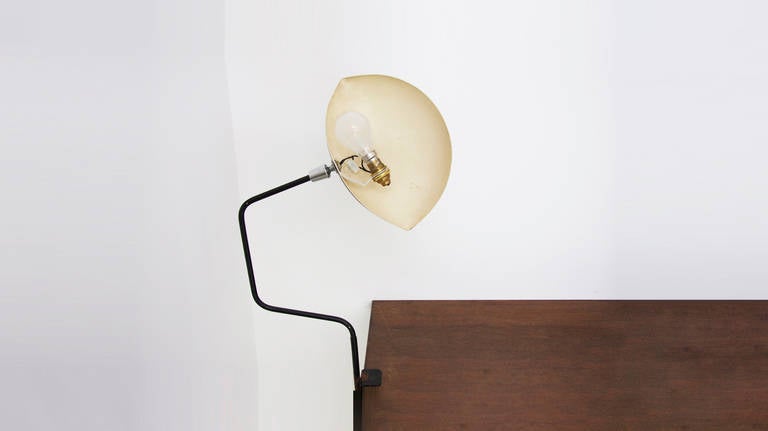 French Rare Isamu Nogushi + Serge Mouille Desk / Table Lamp edited by Steph Simon For Sale