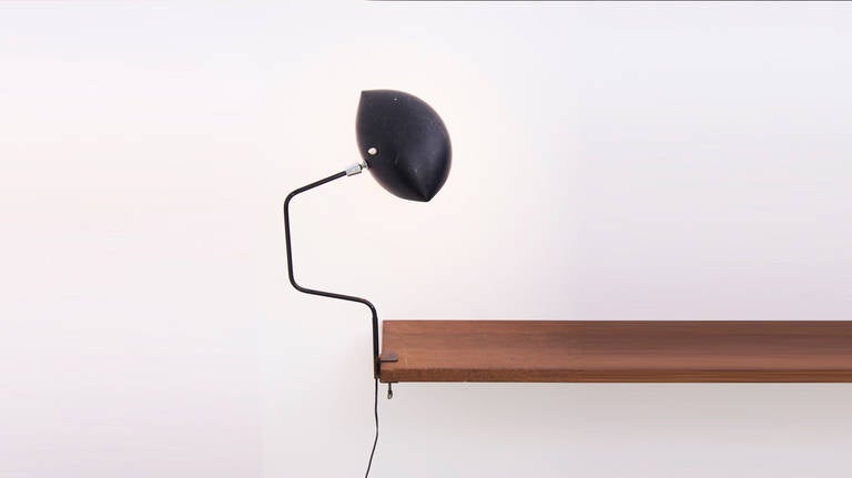Aluminum Rare Isamu Nogushi + Serge Mouille Desk / Table Lamp edited by Steph Simon For Sale