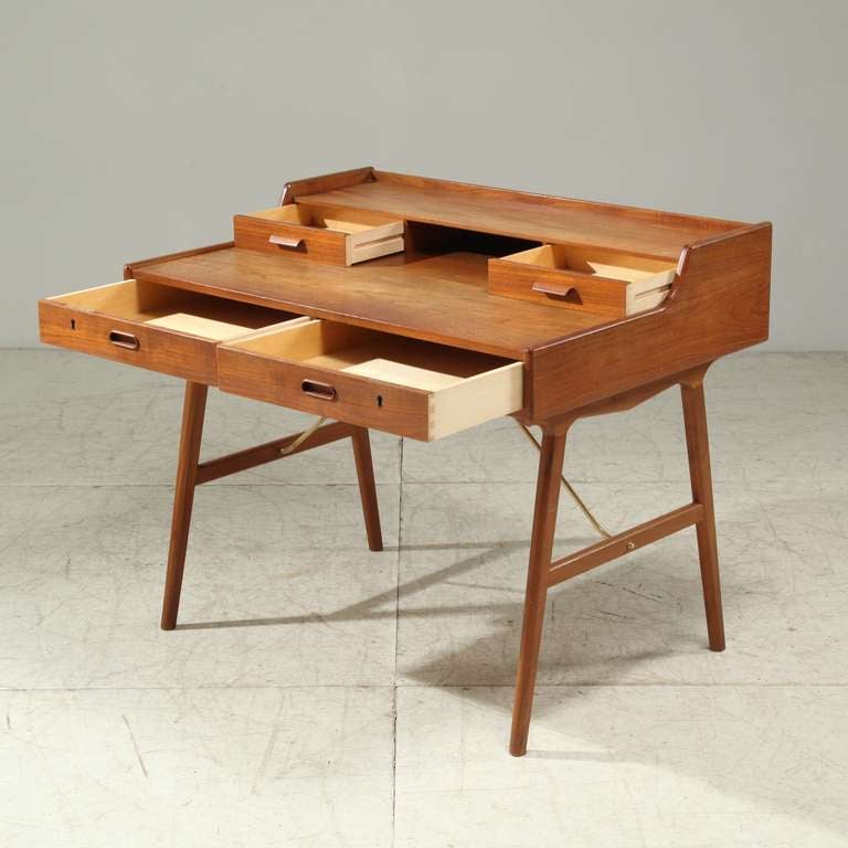 Teak Model #56 desk by Arne Wahl Iversen