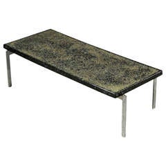 Stardust Side Table In Resin And Stainless Steel