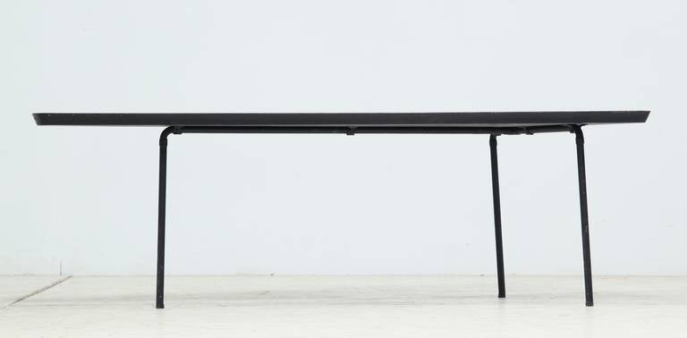 Mid-20th Century Rare Early 1950s Triangle-Shaped Coffee Table For Sale