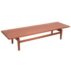 XL Jens Risom Coffee Table in Walnut by Jens Risom Design Inc.