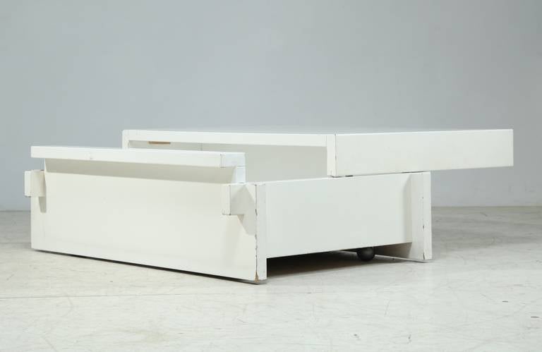 Mid-20th Century Claire Bataille and Paul Ibens Minimalist Coffee Table For Sale