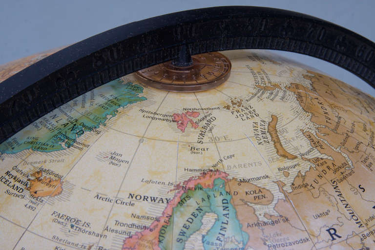 Mid-20th Century American Mid Century Modern Globe from the 50's For Sale
