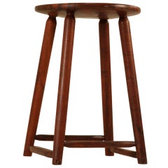 Vintage Stool by Espenet, signed and dated 1961