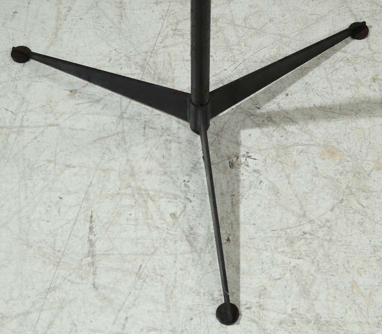 French Coat  stand - black metal base with coloured wooden balls
