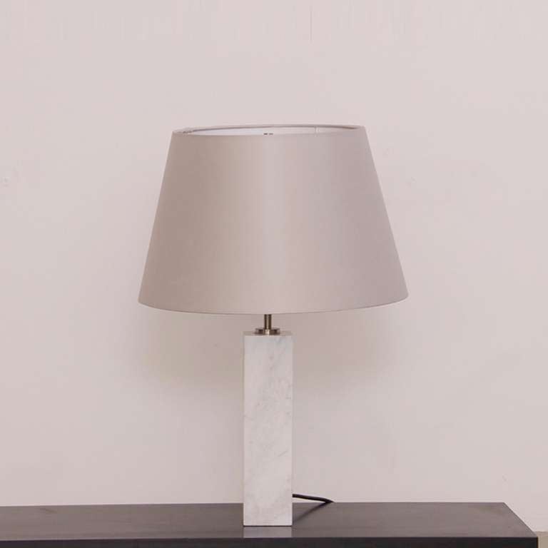 Florence Knoll Marble Table Lamp Model 180