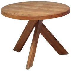 Round Pierre Chapo SFAX  6 persons dining table