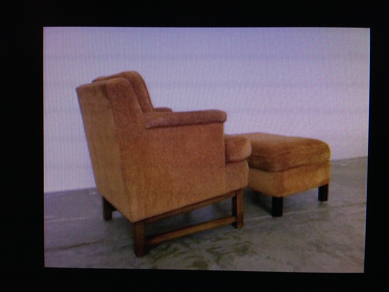 Edward Wormley Lounge Chair with Ottoman For Sale