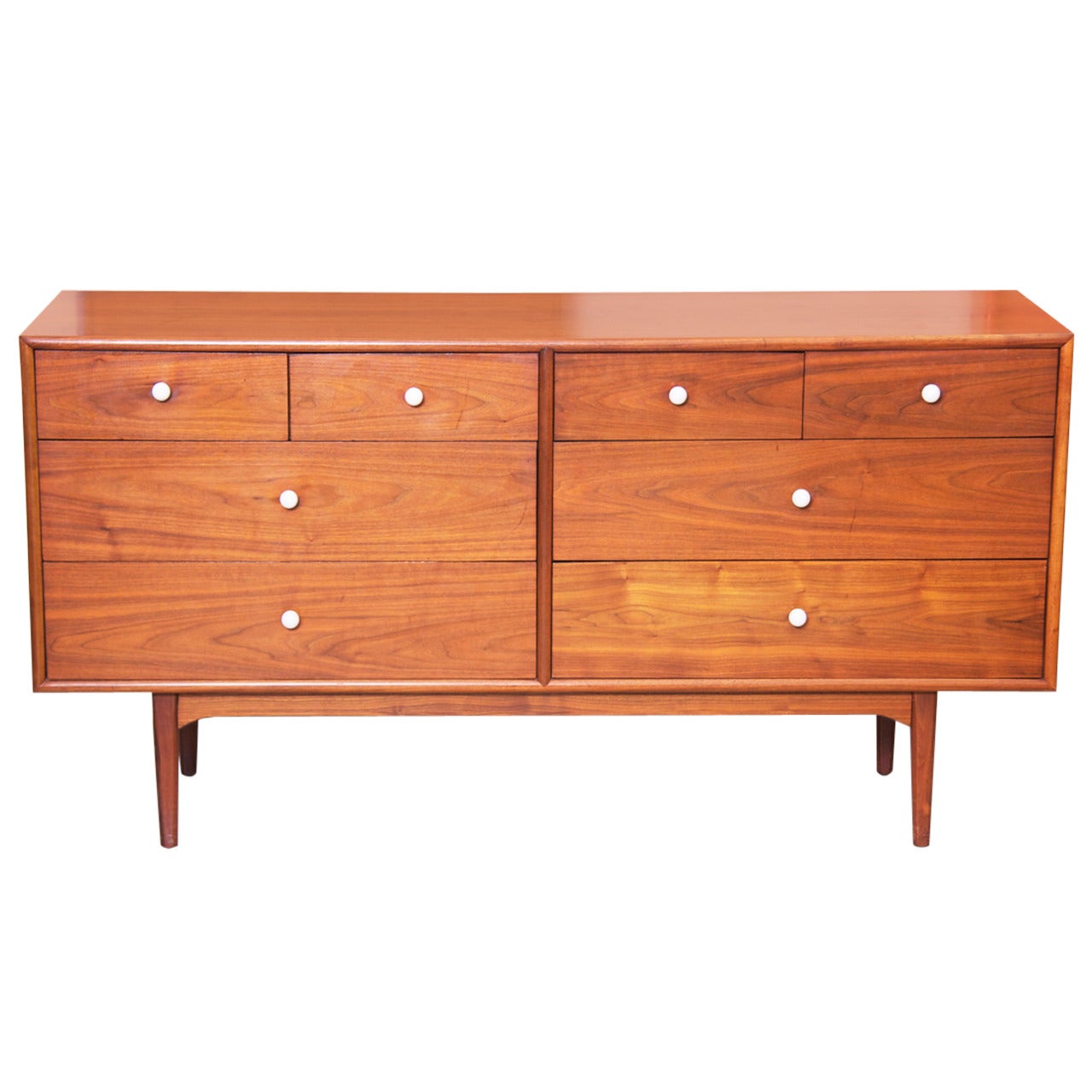 Kipp Stewart Drexel Declaration Credenza in Walnut For Sale