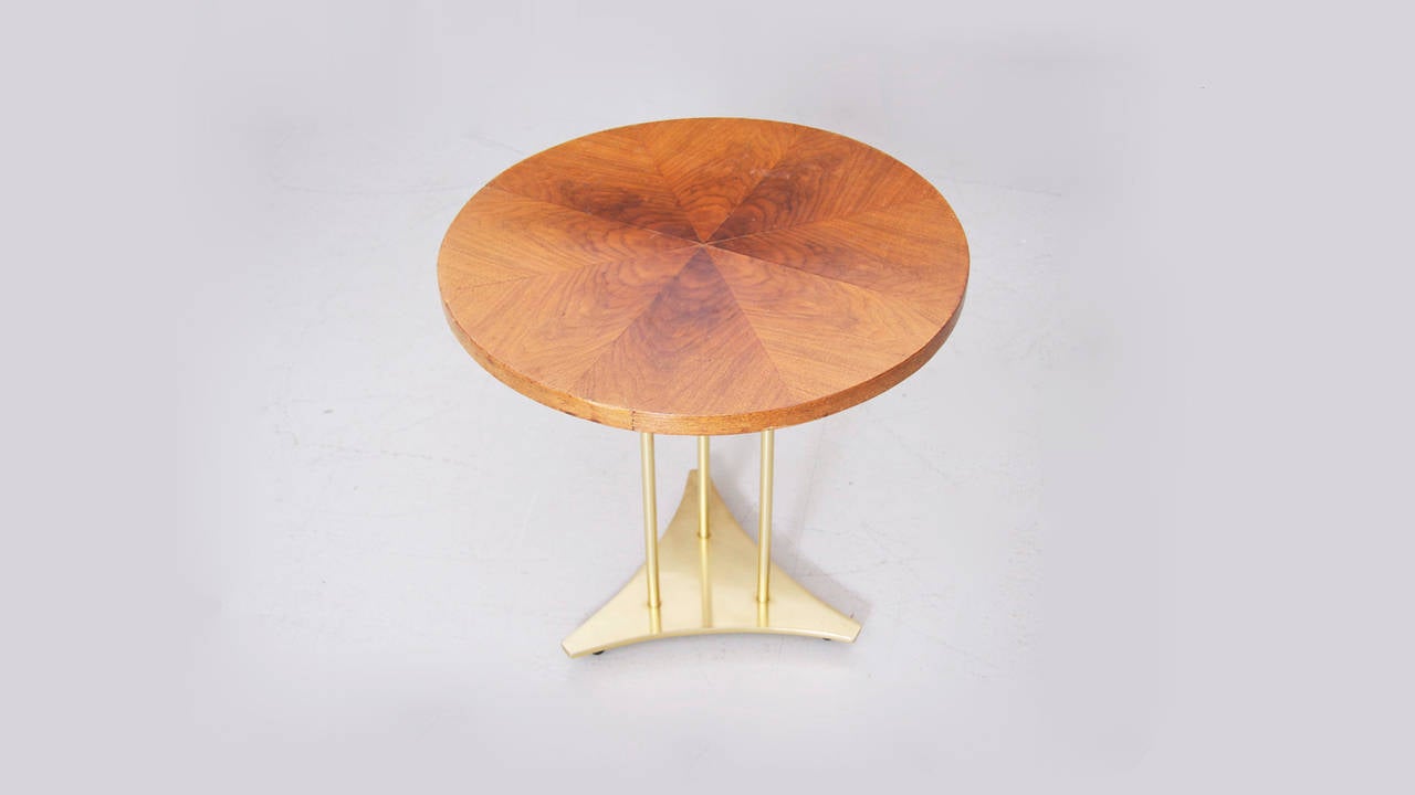 Erwin Lambeth Brass Side Table For Sale 1