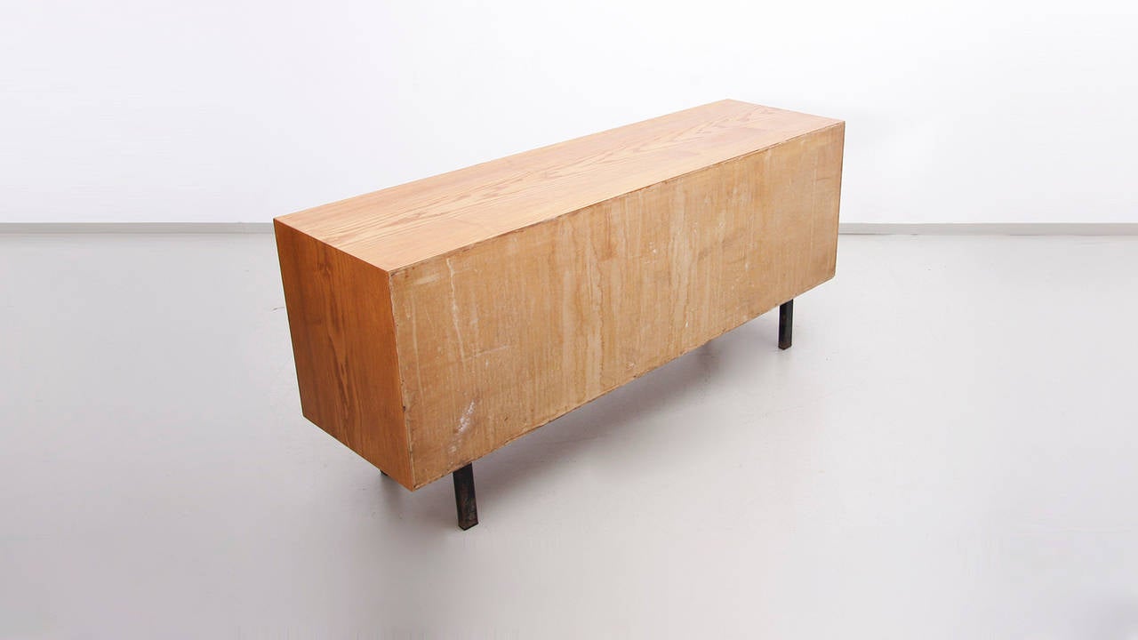 Formica Charlotte Perriand Cansado Sideboard by Steph Simon in Ash For Sale