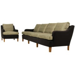 Ultra large seating group - 2  x 4-seater sofa & chair