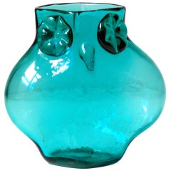 1958 Owl Vase by Wayne Husted for the Blenko Glass Company