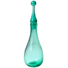 1963 Teardrop Decanter by Wayne Husted for the Blenko Glass Co.