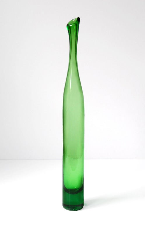 green blenko decanter
