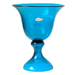 Chalice vase by Wayne Husted for the Blenko Glass Co., 1957