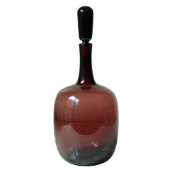 Large Decanter by Joel Philip Myers for the Blenko Glass Co 1965