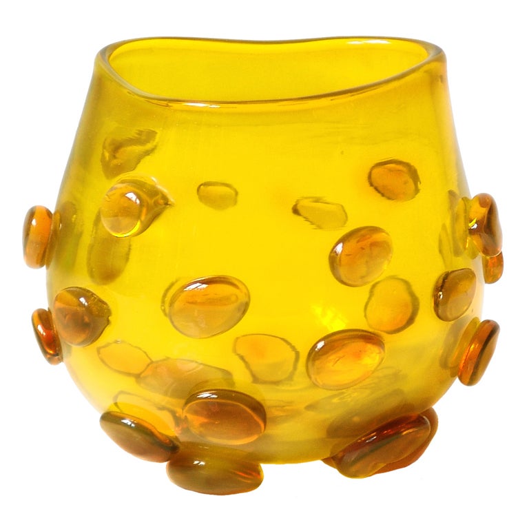 Jonquil Vase by Wayne Husted for the Blenko Glass Co., 1959 For Sale