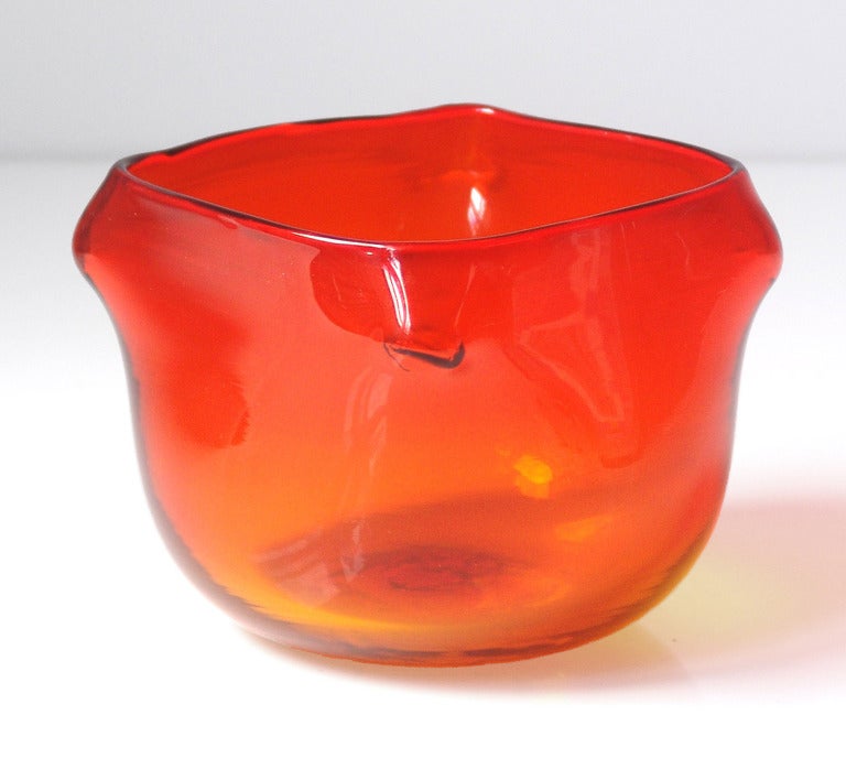 Rare 1959 vase by Wayne Husted for the Blenko Glass Co.