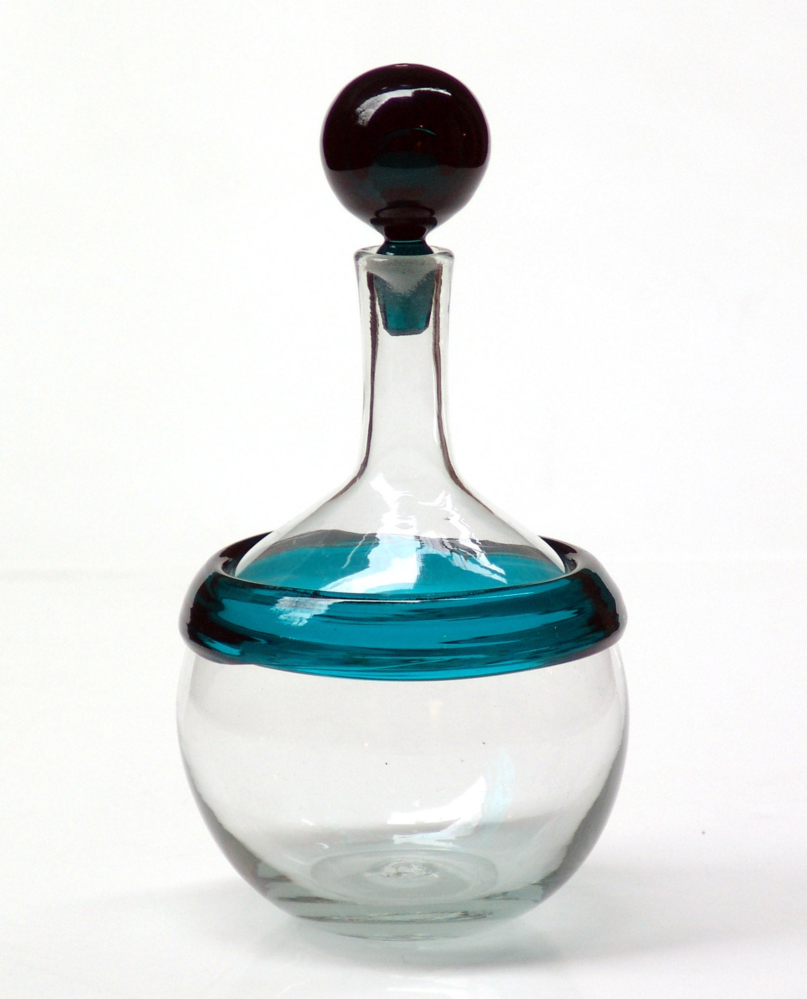 1964 'Gump's Decanter' mby Joel Philip Myers for the Blenko Glass Co. For Sale
