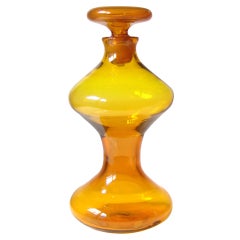 1957 'Mushroom decanter' by Wayne Husted for the Blenko Glass Co.