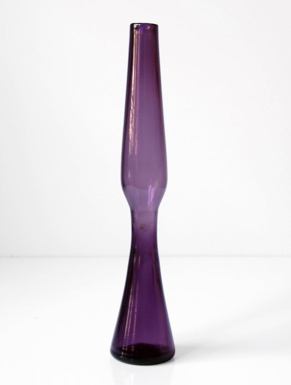 purple blenko vase