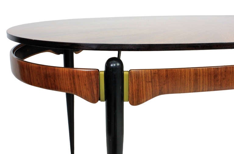 Italian An Exceptional Dining Table In The Style Of Ico Parisi