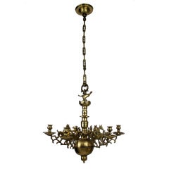 An Early 19th Century Flemish Chandelier In Brass