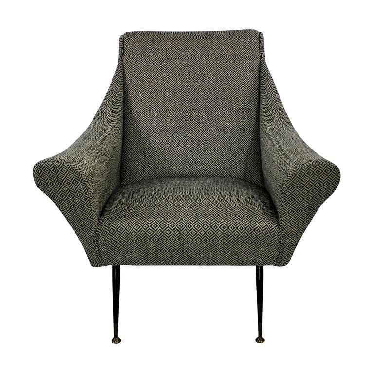 A Pair of 60's Italian Armchairs