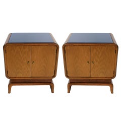 Vintage A Pair Of 40's Italian Night Stands