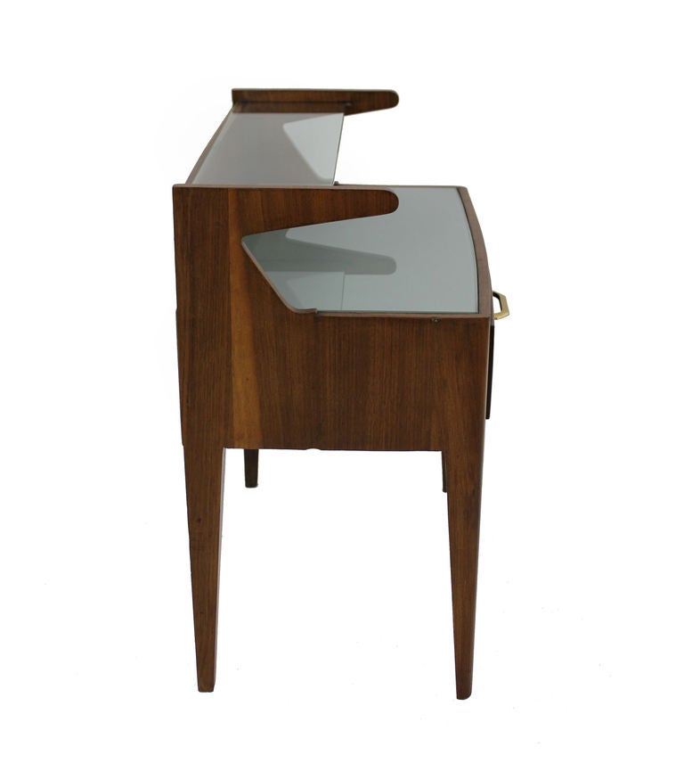 A Pair Of Architectural Italian Night Stands at 1stdibs