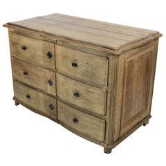 An 18th Century Dutch Commode In Bleached Oak