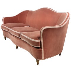 A Large Elegant Settee In The Style Of Ulrich