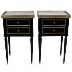 Pair Of French Directoire Style Side Tables