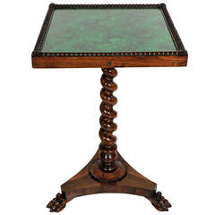 A William IV Rosewood Pedestal Table