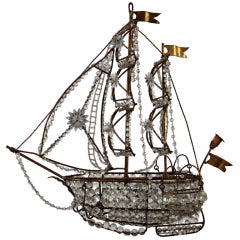 A Galleon Chandelier By Maison Bagues