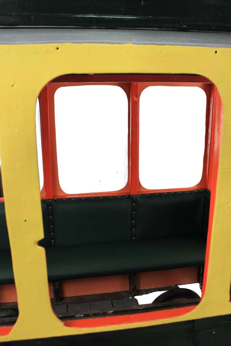 A Life Size 50's Fairground Tram For KIds In Good Condition In London, GB